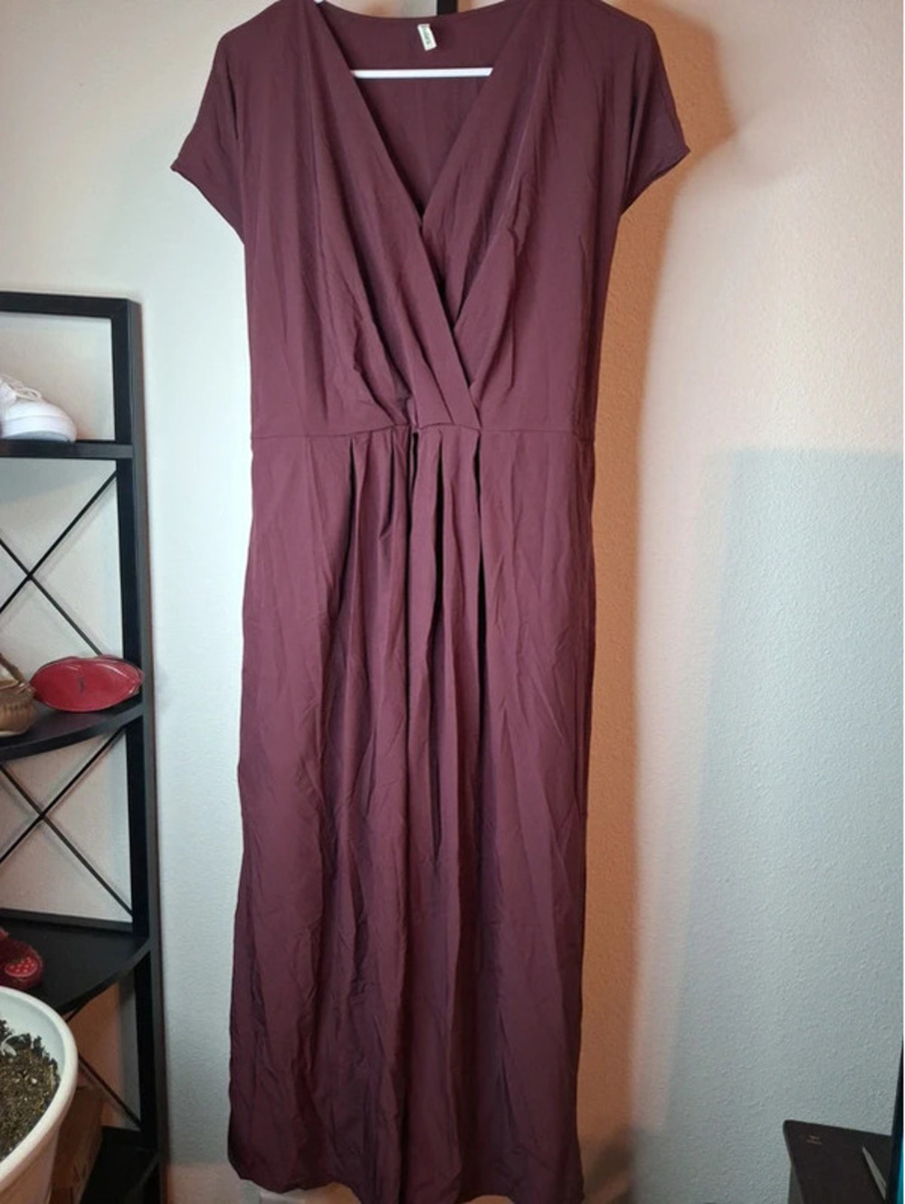Halara Women's Burgundy Maxi Dress size 1X